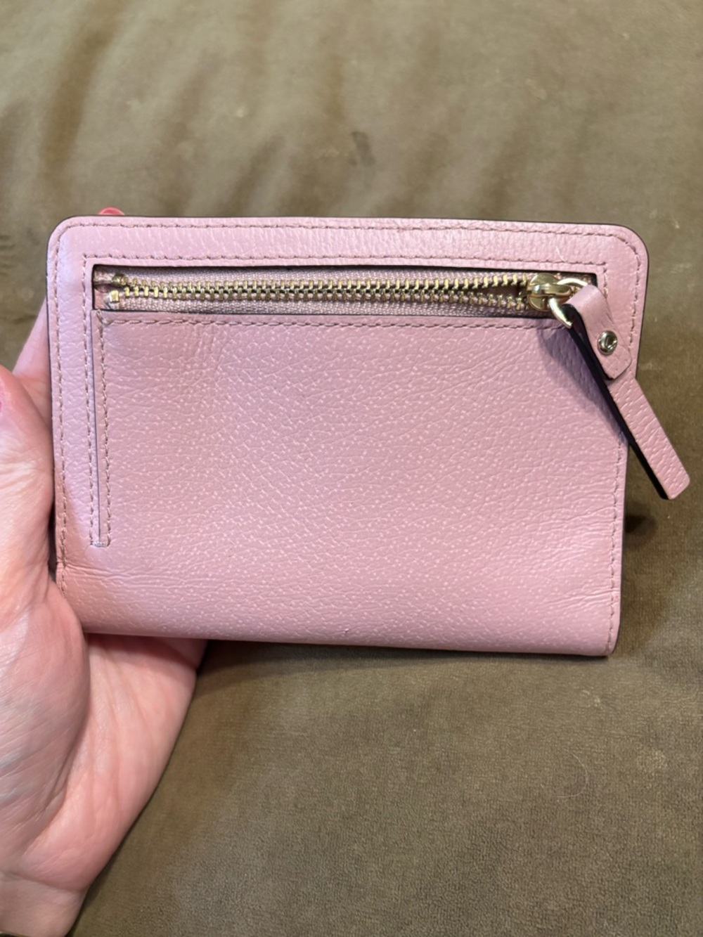 kate♠️spade pink pebbled leather wallet - Picture 2 of 16